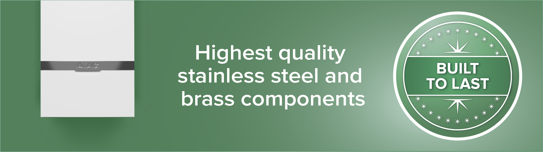 Hignest quality stainless steel and brass components