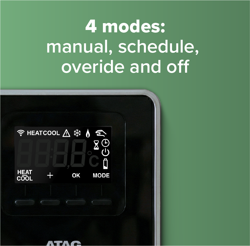 Simple controls with physical button for ease of use