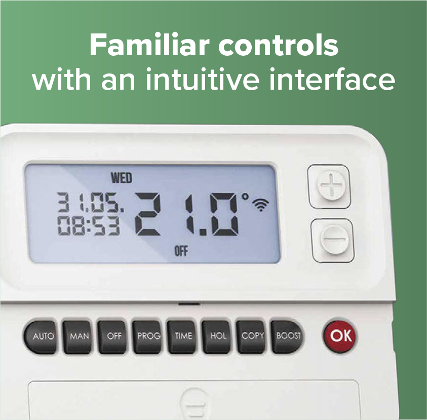 familiar controls with an intuitive interface